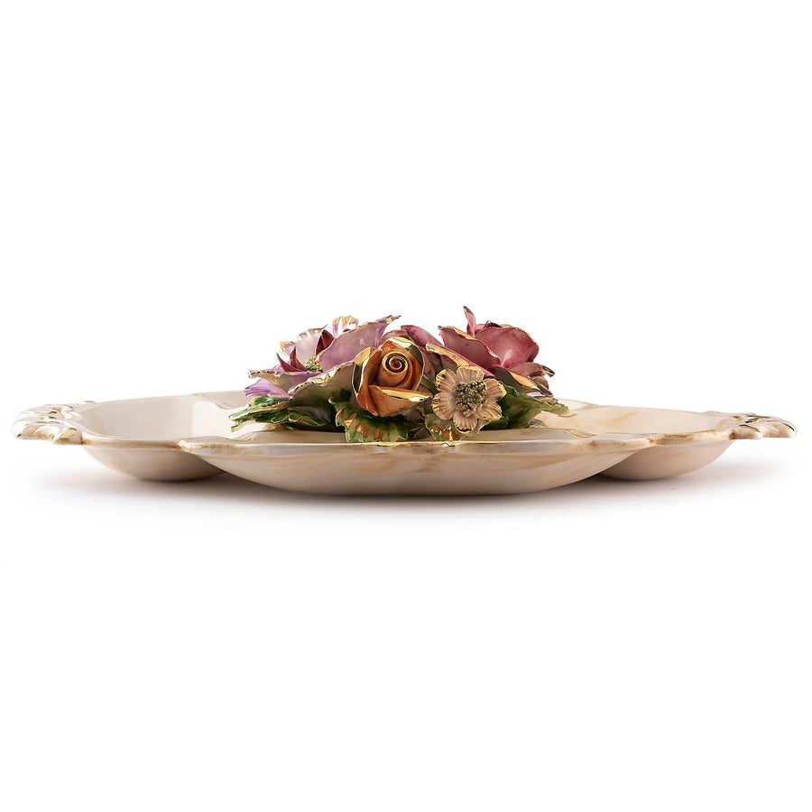 Small Capodimonte Salad Bowl with Fruit