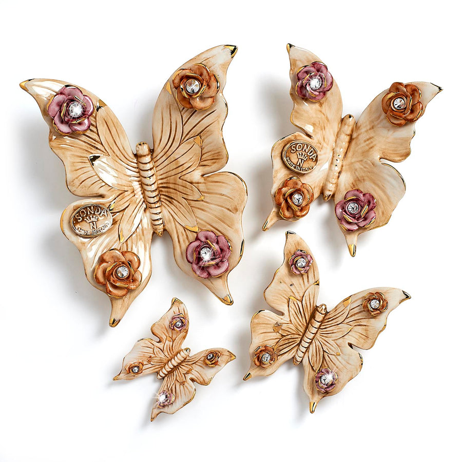 Capodimonte Butterflies Set
