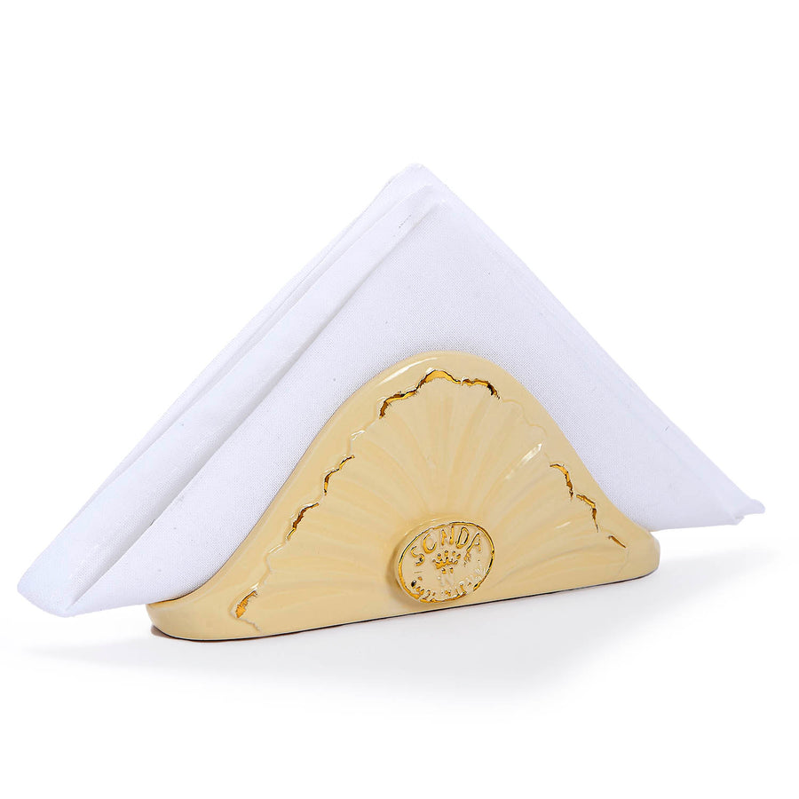 Capodimonte towel holder in cream